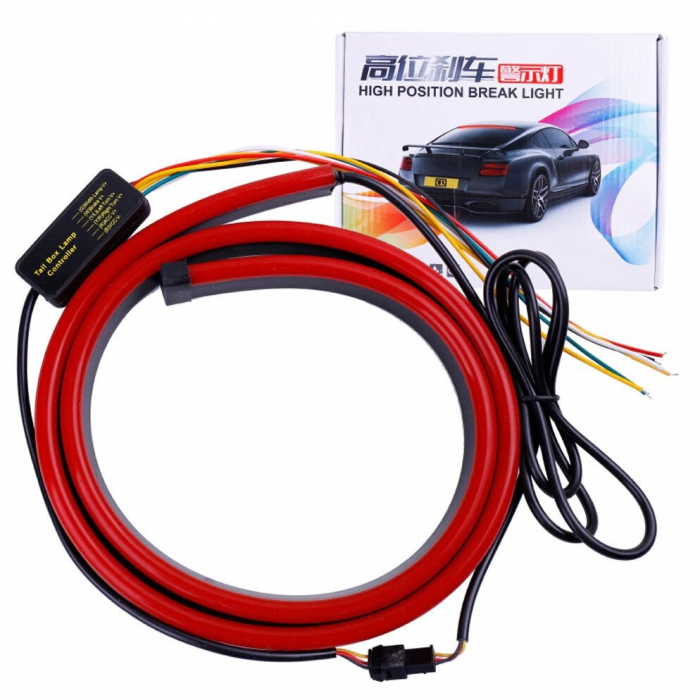 Banda Led spate rosie cu semnalizare, frana si pozitie 103cm [2]