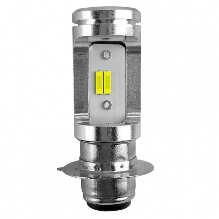 Bec LED P15D (H6M) pentru far moto, Atv, scuter, putere 10W 1000LM - P15D-10W [1]