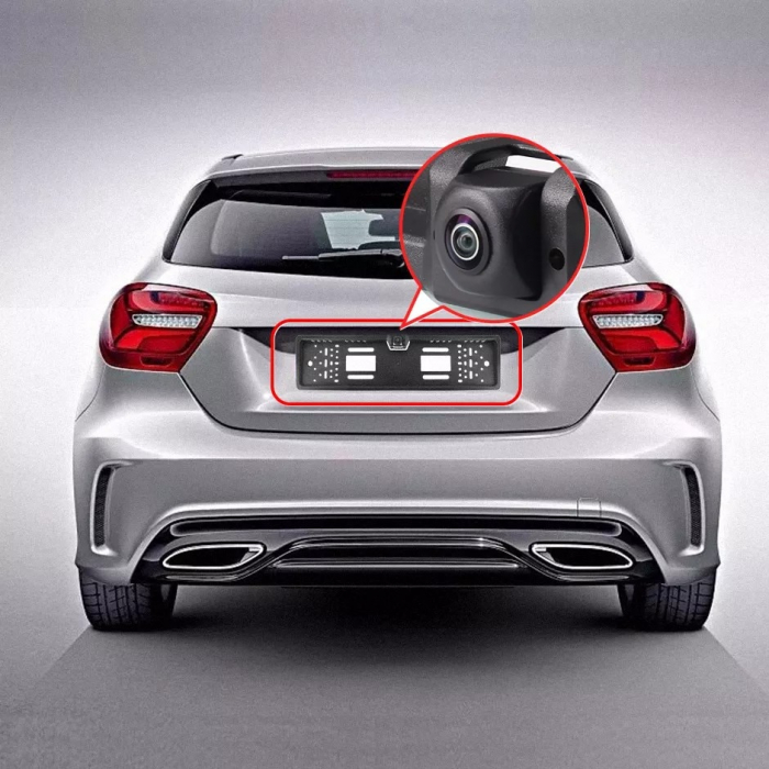 Camera auto marsarier HD sau AHD cu unghi 170 grade si StarLight Night Vision pe suport de numar inmatriculare - FA848 [2]