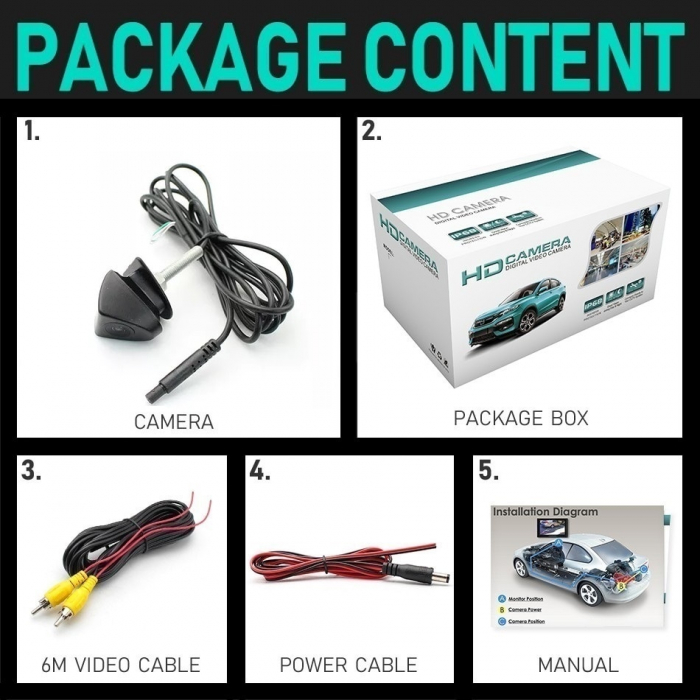 Camera frontala dedicata Toyota cu montaj in sigla F112 [2]