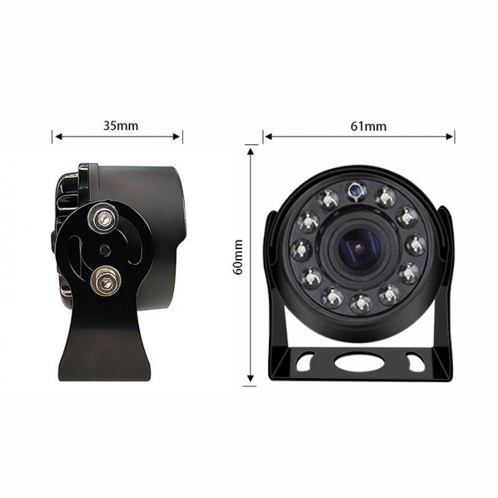 Camera marsarier cu infrarosu 12V - 24V CM08 pentru Camioane, Autocare, Bus-uri [5]