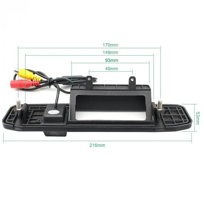 Camera marsarier HD, unghi 170 grade, cu StarLight Night Vision pentru Mercedes A-Class, GLA, GLC, GLE, ML W166, Vito Viano W447 - FA948 / LS8014 [4]