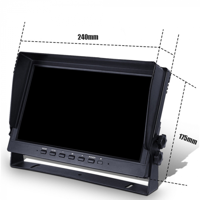 Display auto LCD 10" 12V - 24V D714 [1]