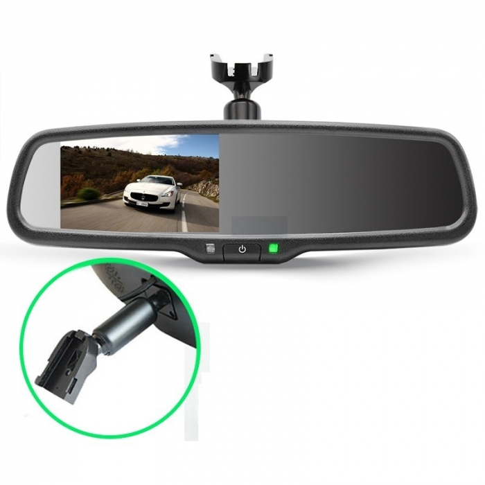 Display auto LCD 4.3" D705-H pe oglinda retrovizoare [4]