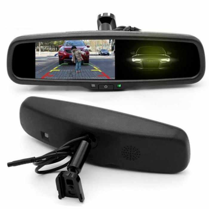 Display auto LCD 4.3" D705-H pe oglinda retrovizoare [3]