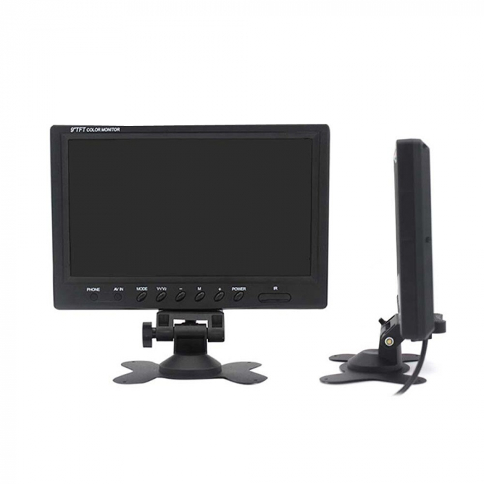 Display auto pentru camera marsarier LCD 9" 12V - 24V D713A Monitor [4]