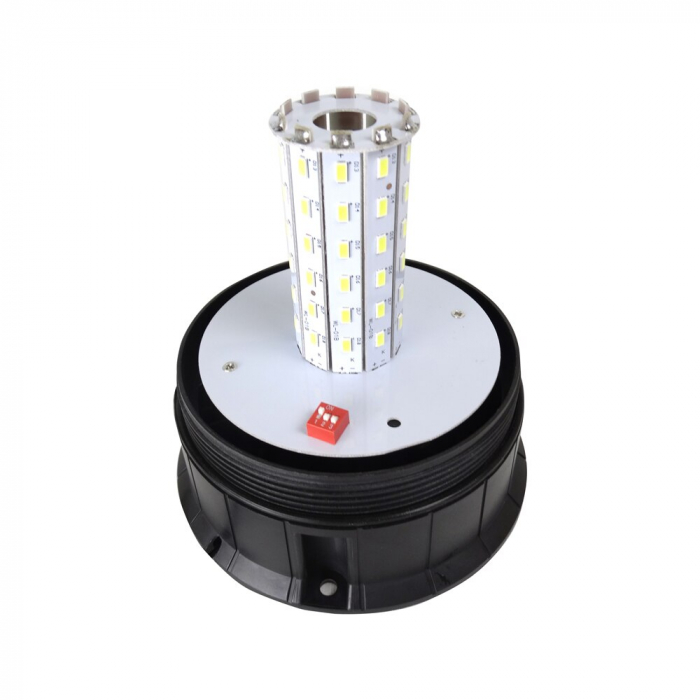 Girofar cu LED cu baza magnetica 12V-24V cu 3 functii WL014(H) [3]
