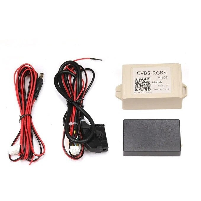 Interfata video VW, Skoda, Seat, convertor CVBS-RGBS pentru montare camera marsarier aftermarket la RNS315 [4]