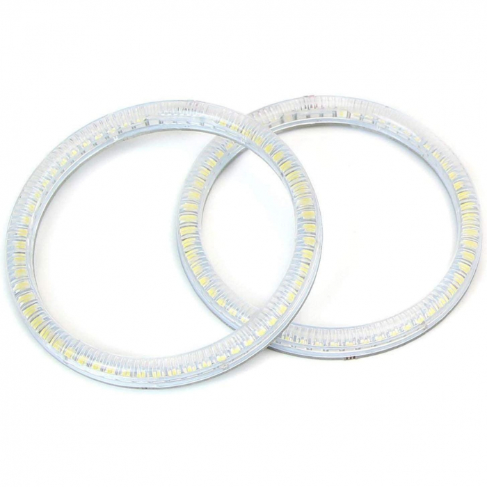 Kit 4 Inele Angel Eyes LED SMD 4 cercuri de 120mm pentru BMW E30, E32, E34 12V [2]