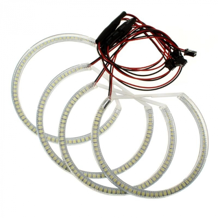 Kit 4 Inele Angel Eyes LED SMD Canbus BMW E36 4x131mm 12V [1]