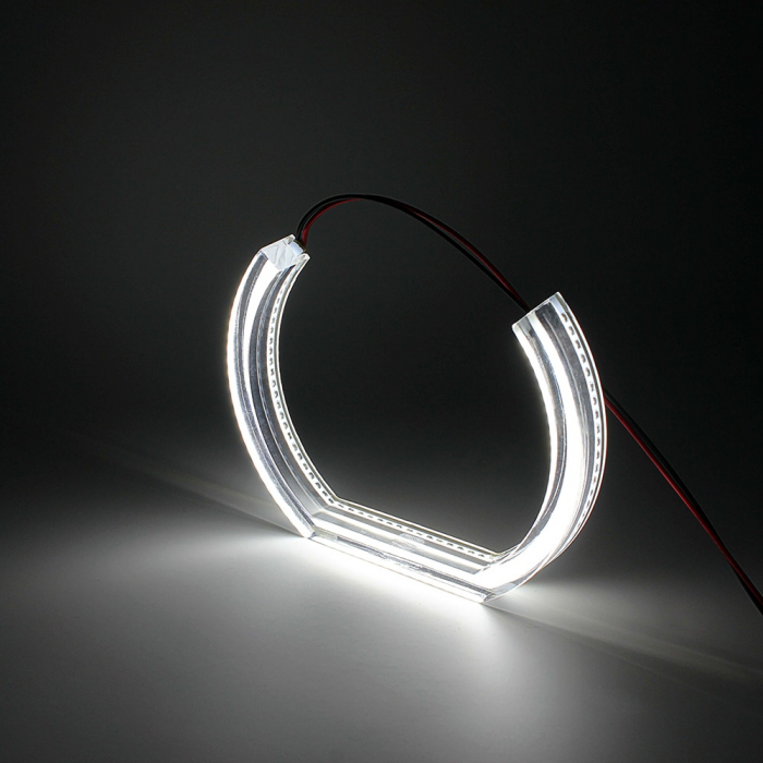 Kit 4 inele Angel Eyes SMD Cristal DTM pentru BMW Seria E E90, E91 [2]