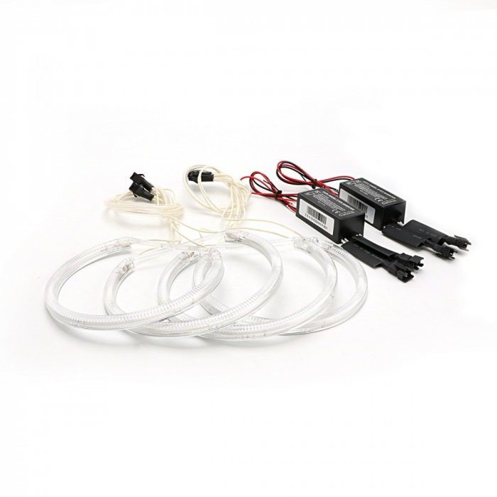 Kit 4 inele Angel Eyes CCFL Rosu BMW E39 Facelift - 4*127.5mm [1]