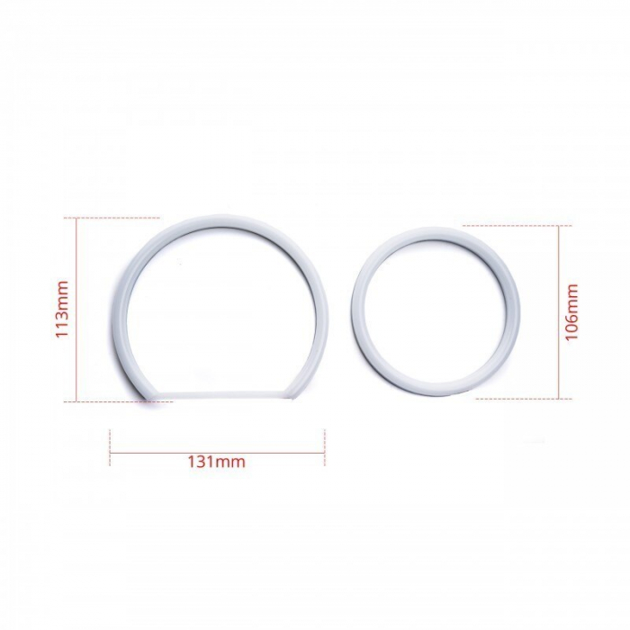 Kit Angel Eyes LED COTTON pentru BMW E90 Facelift fara xenon si fara lupe 2x106mm si 2x131.5mm [3]