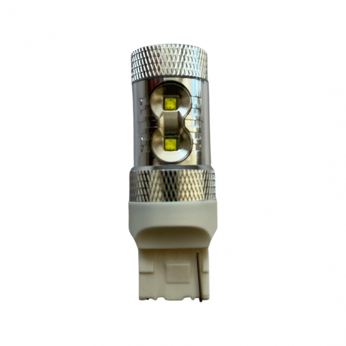 Led auto Alb 50W T20 7440 W21W, 12V-24V Canbus led CREE - BTLE1120C-T20-7440 [1]