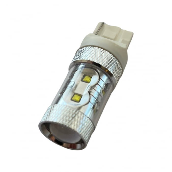Led auto Alb 50W T20 7440 W21W, 12V-24V Canbus led CREE - BTLE1120C-T20-7440 [2]