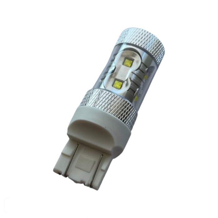 Led auto Alb 50W T20 7443 W21/5W, 12V-24V Canbus led CREE - BTLE1120C-T20-7443 [1]