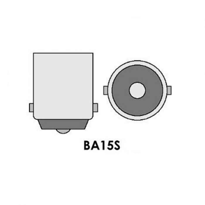 Led auto ALB BA15S cu 21 SMD 2835 12V Canbus 4KH-1156(180)-W [1]