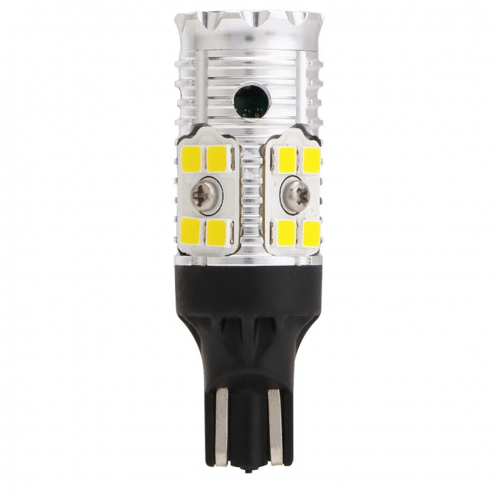 Led auto alb T15 / W16W SUPER CANBUS 16 SMD 3030 12/24V - BTLE5004 [3]