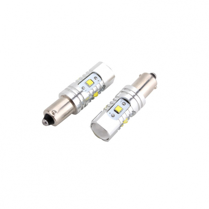 Led auto BAX9S Canbus 30W 12-24V Leduri CREE [4]