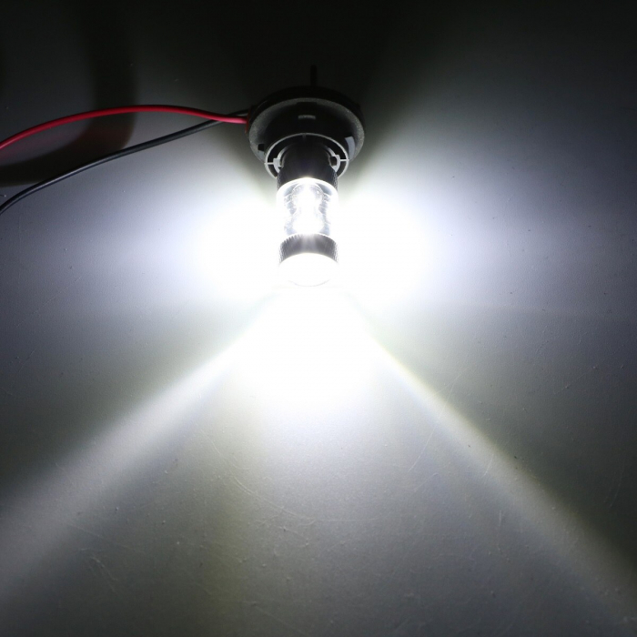 Led auto CANBUS 50W P21W BA15S Alb 12-24V cu leduri CREE - BTLE1120C - BA15S-WHITE [4]