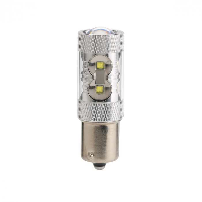 Led auto CANBUS 50W P21W BA15S Alb 12-24V cu leduri CREE - BTLE1120C - BA15S-WHITE [3]