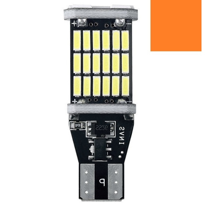 Led Auto Canbus T15 (W16W) 45 Smd 4014 12V - T15-4014-45LED-PORTOCALIU [1]