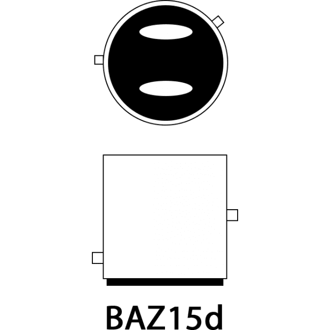 Led auto Rosu 50W BAZ15D / P21/4W, 12V-24V Canbus led CREE - BTLE1120C-BAZ15D-RO [1]