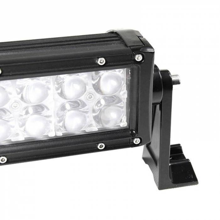 LED Bar 4D Curbat 288W 12V-24V, 24480 Lumeni, 50"/127 cm, Combo Beam 12/60 Grade + Cablaj Cu Releu si Buton On/Off [1]