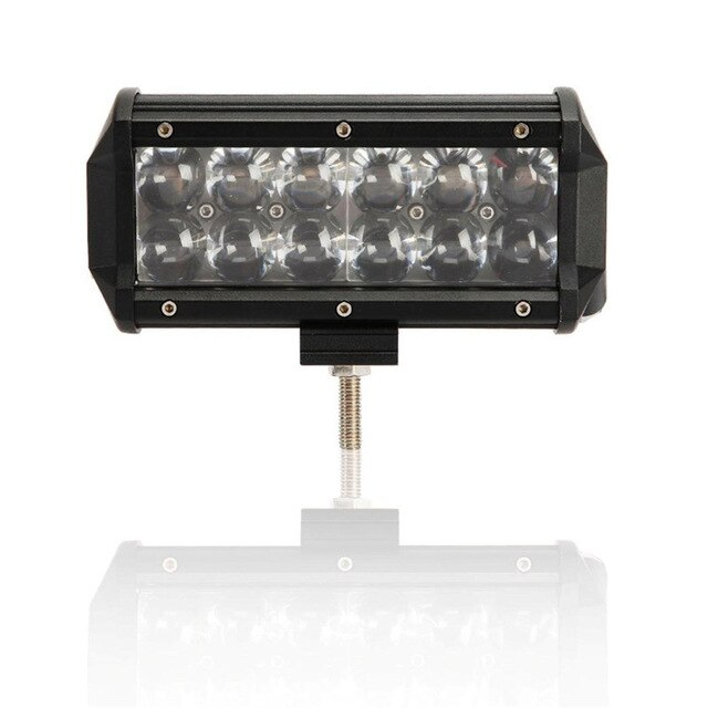 LED Bar Auto Offroad 4D 36W/12V-24V, 3060 Lumeni, 7"/17 cm, Spot Beam 12 Grade [2]