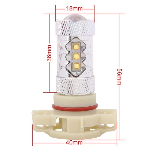 Led H16 (5202) 80W 12-24V leduri CREE [5]