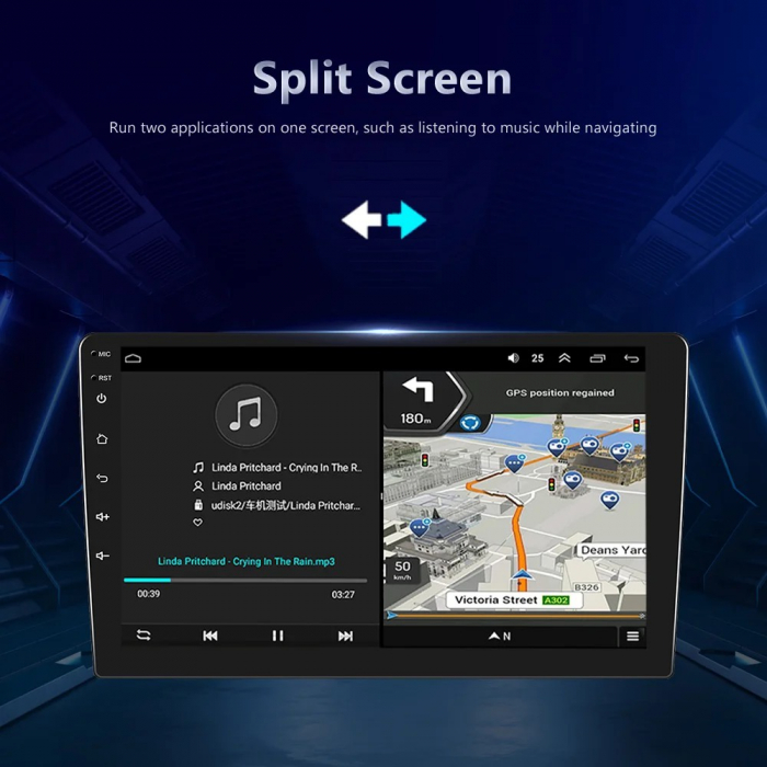 Navigatie Android 12, Carplay, 10 Inch, Volkswagen Passat B6, B7, CC 2010-2015, GPS, Canbus, bluetooth, Wi-fi, 4 GB RAM, 64 GB ROM [2]