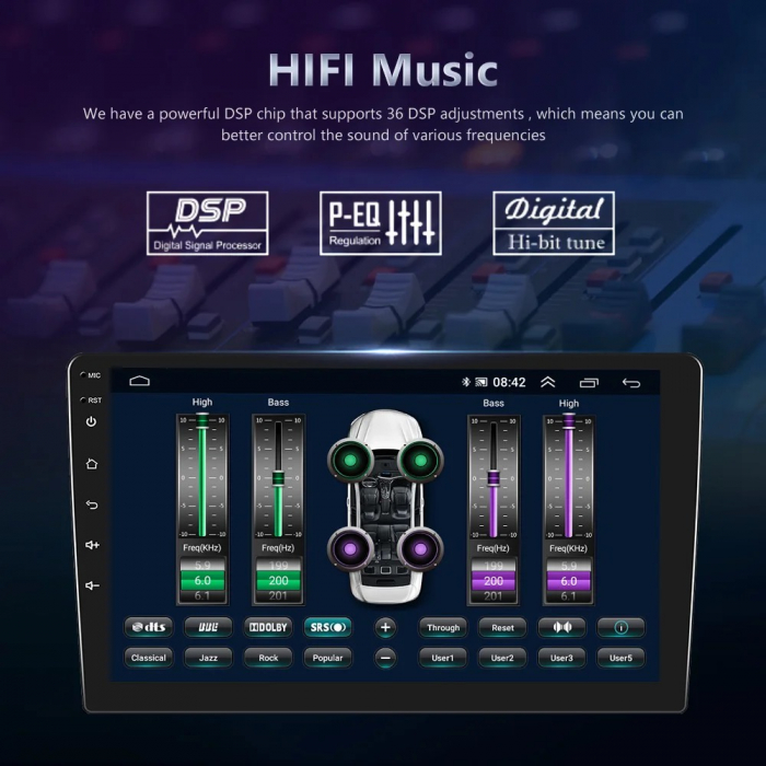 Navigatie Android 12, Carplay, 10 Inch, Volkswagen Passat B6, B7, CC 2010-2015, GPS, Canbus, bluetooth, Wi-fi, 4 GB RAM, 64 GB ROM [4]