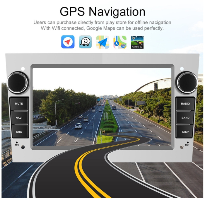 Navigatie Auto Android 7” pentru Opel Astra H, Corsa, Vivaro, Zafira – 2GB RAM + 32GB ROM, Bluetooth, WiFi, GPS, Compatibil comenzi volan & AC [4]