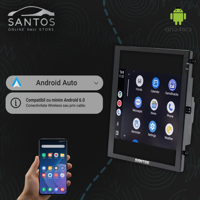 Navigatie Ford Focus 3 2011 - 2018, Android 13 Tip Tesla Touchscreen 9.7 Inch, 4GB RAM 64GB ROM, Wireless CarPlay, DSP, GPS, Internet Wi-Fi, Bluetooth, MirrorLink, USB, Waze [9]