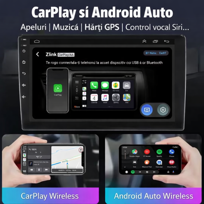 Navigatie Universala, Android 13, Octacore, 6GB RAM + 128GB ROM, 10.1 Inch [5]