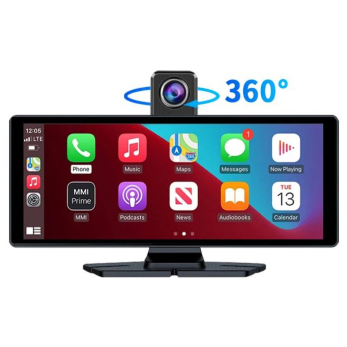 Navigatie Universala & DVR Auto 4K, 10.26” 360° Rotativ, Wireless CarPlay & Android Auto [3]
