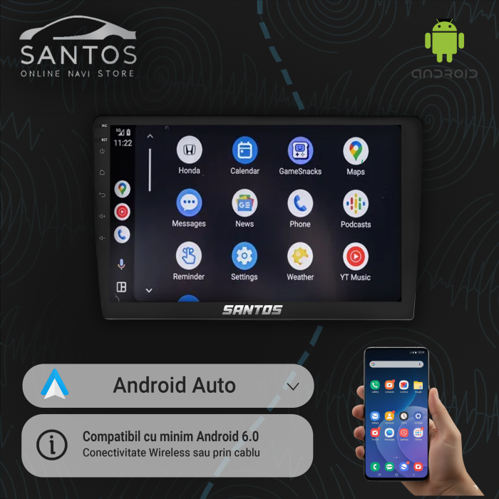 Navigatie VW Golf 5 Jetta, Android 13, 10 inch QLED, Octa Core 6GB RAM 128GB, Wireless CarPlay Android Auto, Slot Sim 4G, GPS, Waze [7]