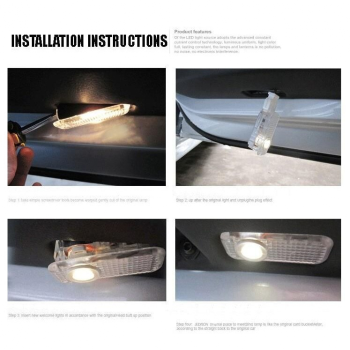 Proiector cu logo dedicat Audi A6, A7, A8, Q3 [2]