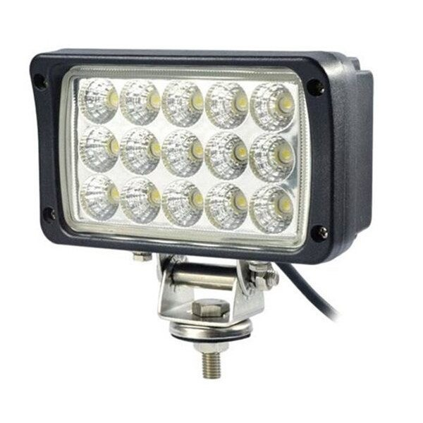 Proiector LED Auto Offroad 45W/12V-24V, 3300 Lumeni, Dreptunghiular, Spot Beam 30 Grade [4]
