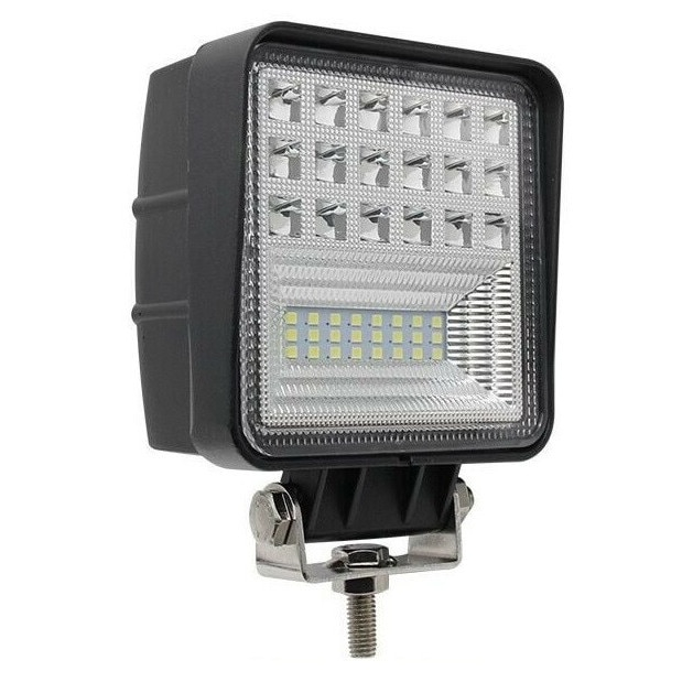 Proiector LED Auto Offroad 7D 63W/12V-24V, 5040 LM, Patrat, Flood Beam 150 Grade [4]