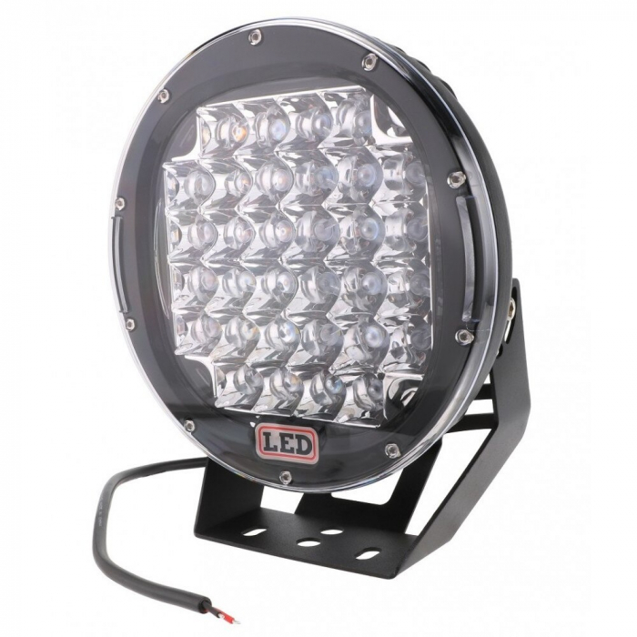 Proiector LED Auto Offroad 96W, 12V-24V, 7200 Lumeni, Rotund, Spot Beam 30 Grade [5]