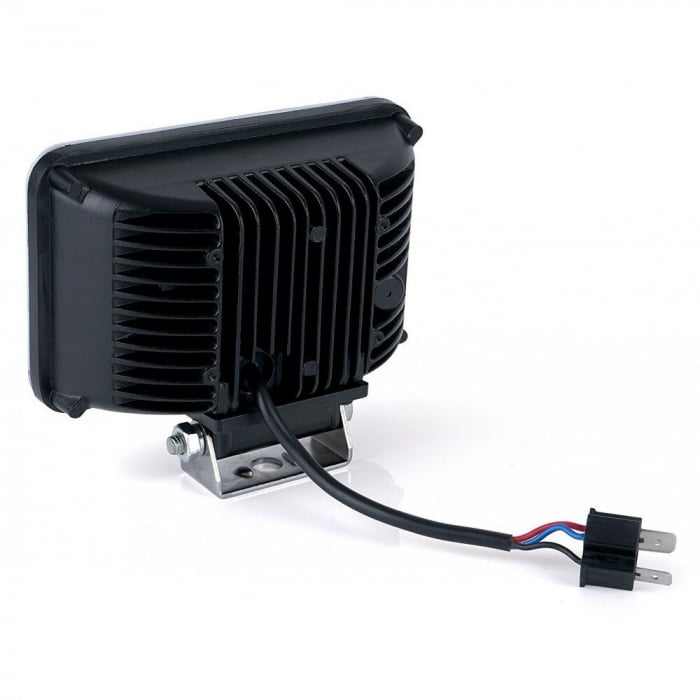Proiector LED cu doua faze 45W/12V-24V, 3300 Lumeni, Dreptunghiular, Spot Beam 30 Grade [2]