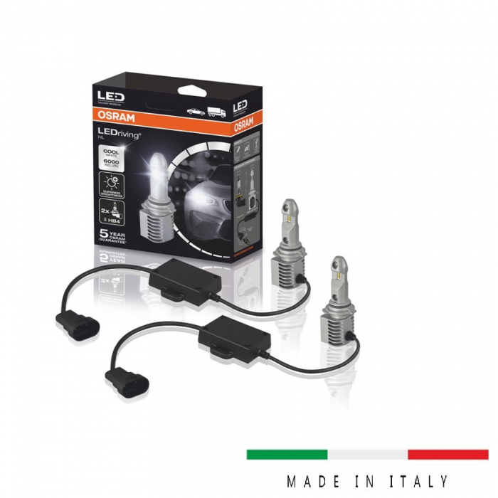 Set 2 becuri auto LED Osram, HB4, LEDriving, 9506CW, 14W, 12V, P22D, FS2 [3]