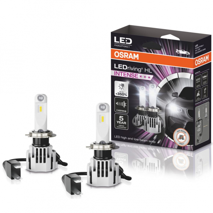 Set 2 becuri, Osram LED H7 [5]