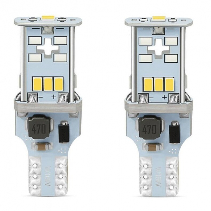Set 2 Led Auto Canbus T15 (W16W) 10 Smd 3020 12V - 6KH-T15-W [2]