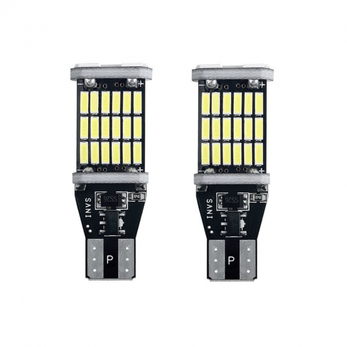 Set 2 Led Auto Canbus T15 (W16W) 45 Smd 4014 12V - T15-4014-45LED [6]