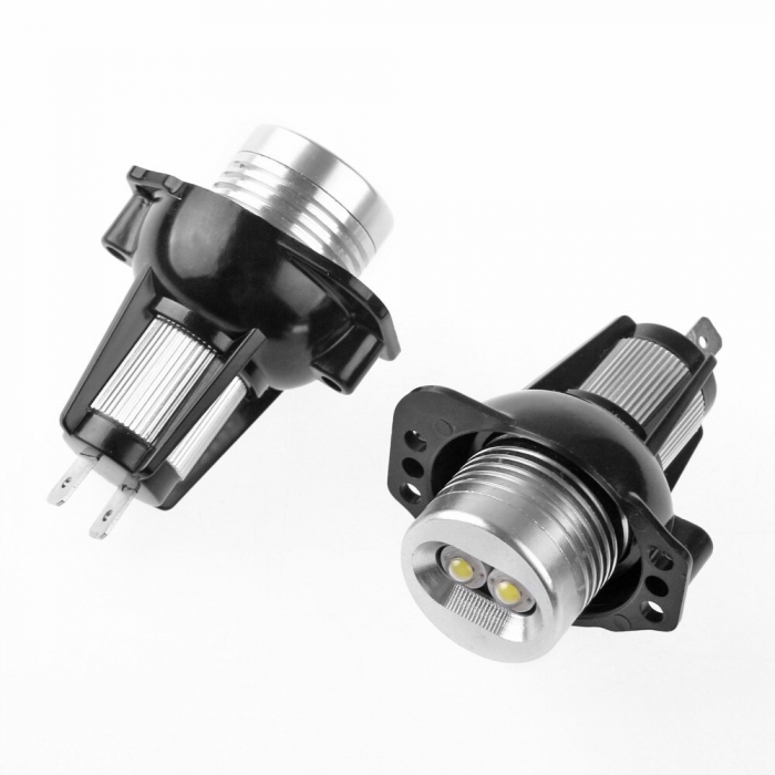 Set 2 Led Marker Alb 2x6W, Canbus (fara eroare) pentru BMW E90/91 Prefacelift 2005 - 09.2008 - [5]