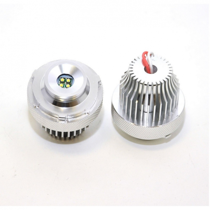 Set 2 Led marker dedicat BMW E60 LCI 20W Can Bus >2007 pentru farurile cu lupa dar fara xenon din fabrica [1]