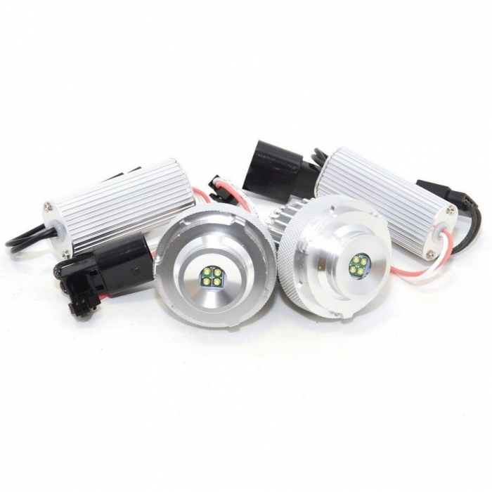 Set 2 Led marker dedicat BMW E60 LCI 20W Can Bus >2007 pentru farurile cu lupa dar fara xenon din fabrica [6]
