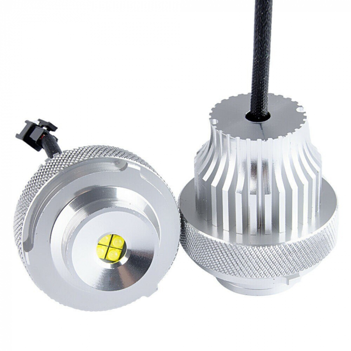 Set 2 Led marker dedicat BMW E60 LCI 32W CanBus dupa 2007 pentru farurile cu lupa dar fara xenon din fabrica [5]